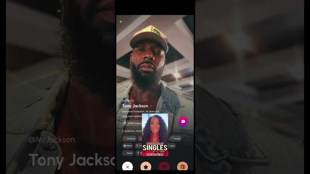 Are you Mrs. Jackson? Shoot your shot! Download the KENDRA G SINGLES DATING APP!