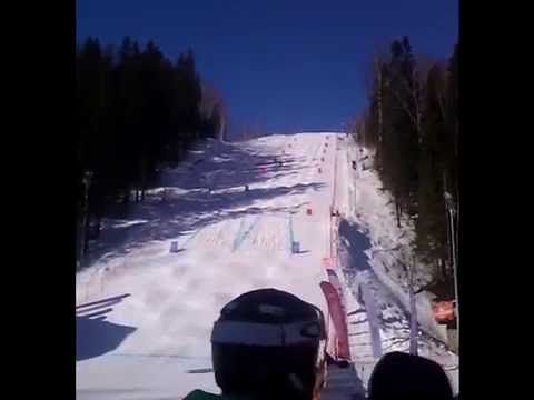 Видео: Видео горнолыжного курорта Огонек (г. Чусовой) в Пермский край