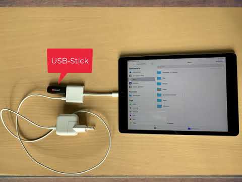 USB Stick am iPad anschließen
