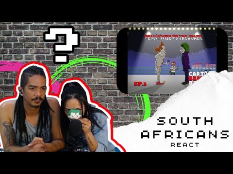 Your favorite SOUTH AFRICANS react - Pennywise VS The Joker | Cartoon Beatbox Battles