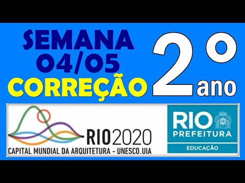 Apostila (semana 04/05)/2° ANO - SME RIO