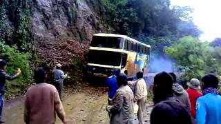 Death Road in Bolivia - Treacherous Mountain Pass In The Amazon