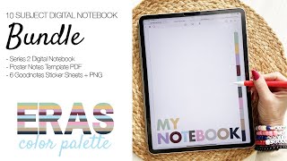 Series 2 Digital Notebook Bundle Walkthrough - Eras Color Palette