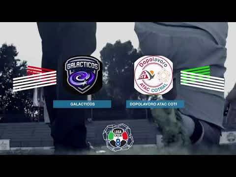 LEGACALCIO8 STAGIONE 21/22 SERIE B: GALACTICOS - DOPOLAVORO ATAC COTRAL