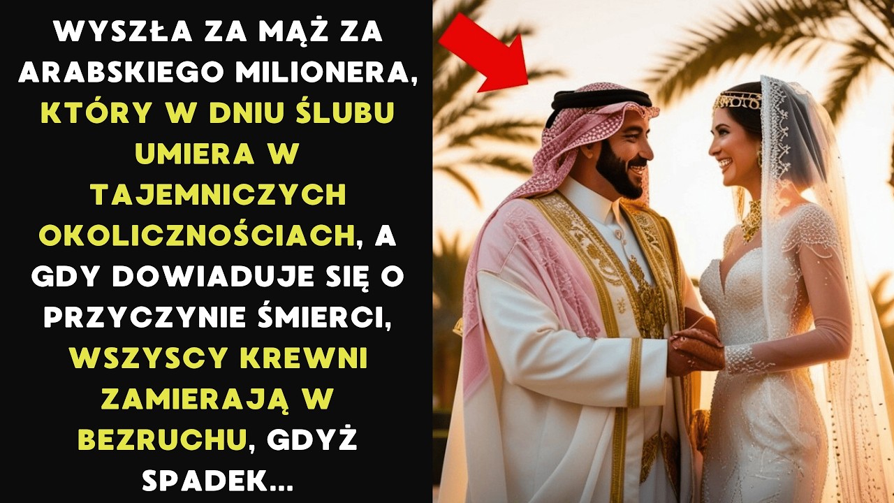 WYSZŁA ZA MĄŻ ZA ARABSKIEGO MILIONERA, KTÓRY W DNIU ŚLUBU TAJEMNICZO UMIERA, A GDY DOWIADUJE SIĘ....
