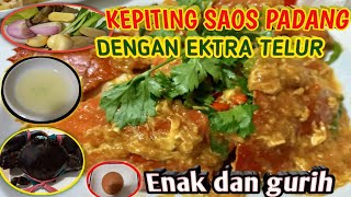 Download lagu Resep Kepiting Saus Padang ❗ EXTRA   TELUR || GURIH CREAMY mp3
