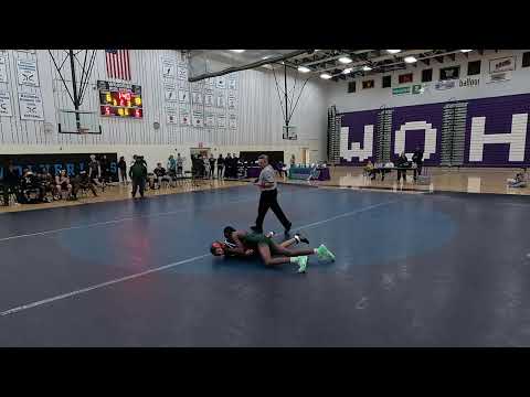 15 JAN 25 - Denbigh vs Kecoughtan - 106 - Alexis Forman (DEN) vs Floyd McSwain (KEC)