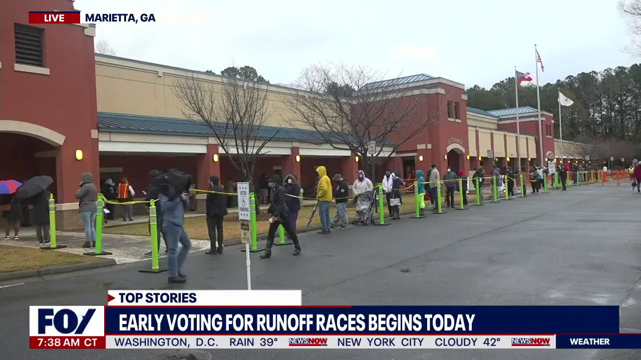 AT THE POLLS: Early voting begins in Georgia for the U.S. Senate runoffs