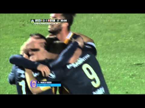 Gol de Ruben. Rosario Central 2 - Estudiantes 1. Cuartos de Final. Copa Argentina 2015. FPT.