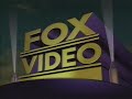 Fox Video 1993 Coming To Theaters From Walt Disney Pictures Bumper