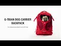 Видео о товаре Рюкзак-переноска G-Train K9 Pack-V2 / Kurgo (США)