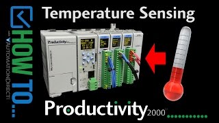 How To Sense Temperature with a Productivity Series PLC