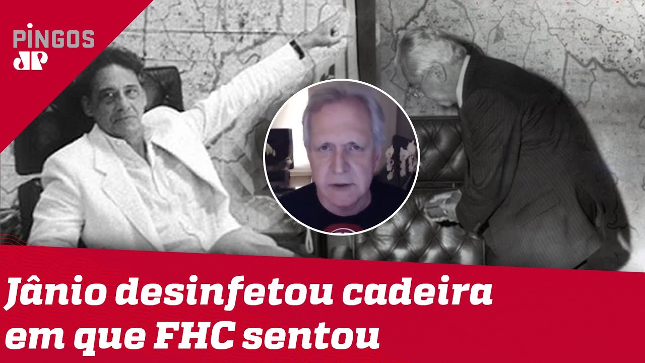 FHC na cadeira de Jânio: Augusto protagonizou a confusão