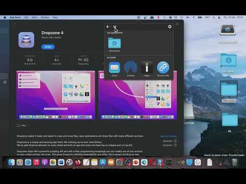 Dropzone 4 Share files faster MAC App Store - Basic Overview