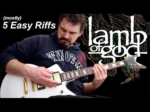 5 (Mostly) Easy Lamb of God Riffs for Beginners