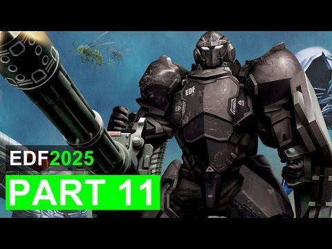 Earth Defense Force 2025 Gameplay Walkthrough: Part 11 [Mission 12 Hard Difficulty]