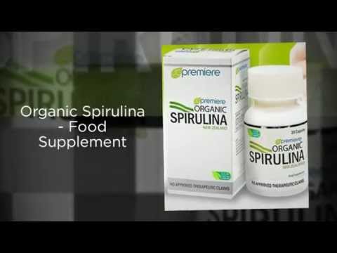 Organic spirulina food supplement