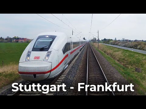 Quer durch Deutschland im ICE 4 | Stuttgart - Mannheim - Frankfurt | Führerstandsmitfahrt