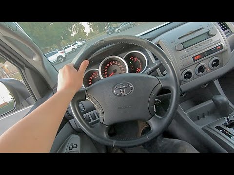 How Good Is a 2008 Toyota Tacoma PreRunner V6 POV ASMR Test Drive