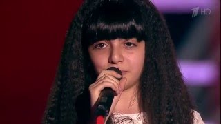 Нонна Еганян. "Non, je ne regrette rien" - Слепые прослушивания - Голос Дети - Сезон 3