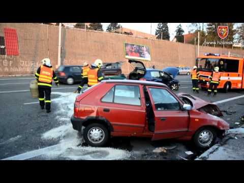 Dopravní nehoda, Českobratrská, Ostrava, 31.10.2012