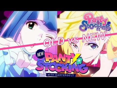 Panty & Stocking - OLD/NEW transformation comparison