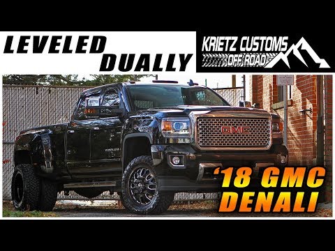 GMC Denali Dually Gets A Lift & Wheels| Krietz Customs