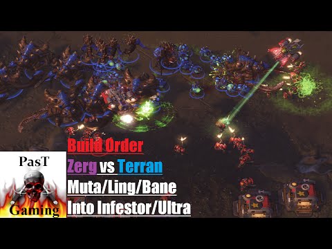 Build Order: Zerg vs Terran: Muta Ling Bane Into Infestor Ultra!