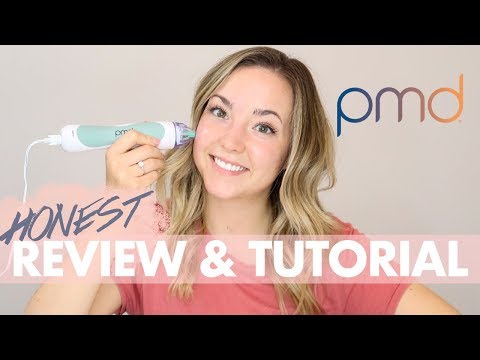 PMD Personal Microderm Classic for At-Home Use, Facial Exfoliator Tool, Microdermabrasion Machine Kit for Face and Body Skincare, Blush video review thumbnail