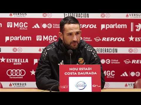 RDP Dani Vidal, prèvia al Cerdanyola FC -  Nàstic (Copa Catalunya)