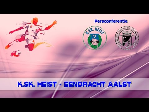KSK TV ... K.SK. Heist - Eendracht Aalst - Persconferentie