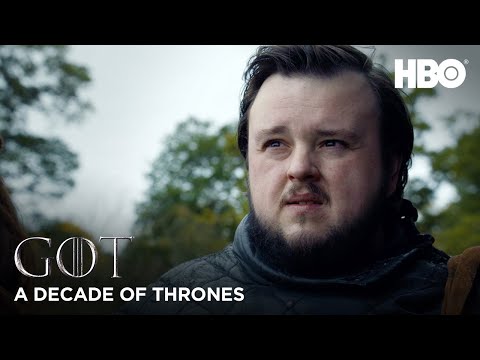 A Decade of Game of Thrones | John Bradley on Samwell Tarly (HBO)
