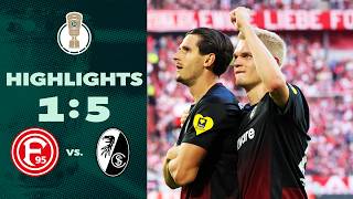 Dominant win | Fortuna Düsseldorf vs SC Freiburg 1-5 | Highlights | DFB-Pokal first round
