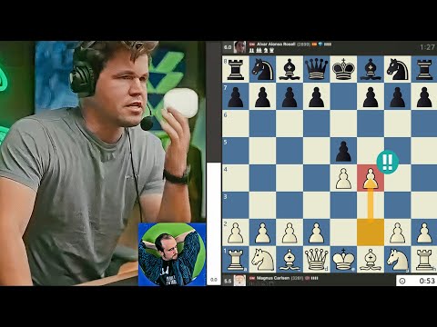 King's GAMBIT! GM Magnus Carlsen vs GM Alvar Alonso Rosell