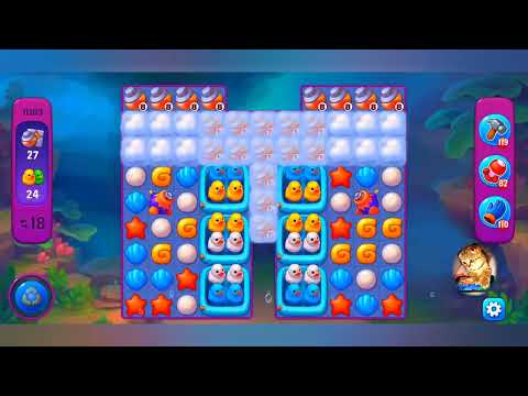 фишдом 2023  #  11103 уровень - прохождение без бустеров # Fishdom,   11103  level - no Boosters.