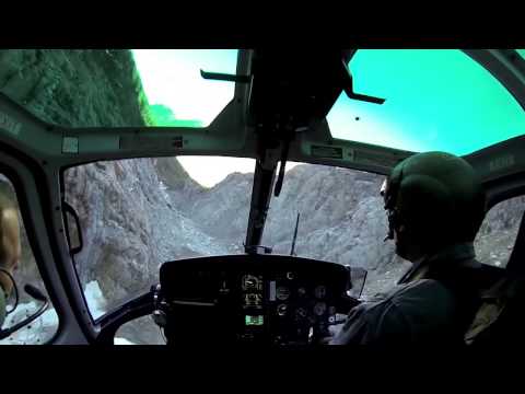 Helicopter CMBH Glacier d'Argentières down to Chamonix