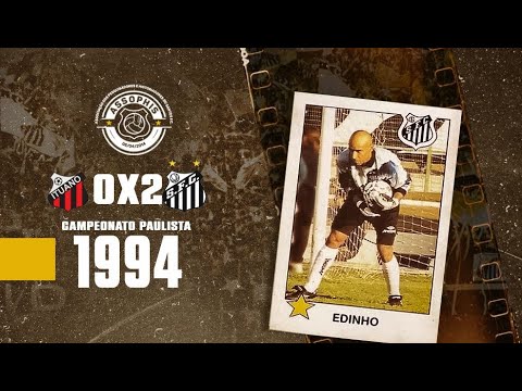 Ituano 0 x 2 Santos - 03/31/1994 - Highlights - Commentary: Silvio Luiz