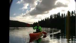 preview picture of video 'Kayaking on Loch Ken Oct 2012'