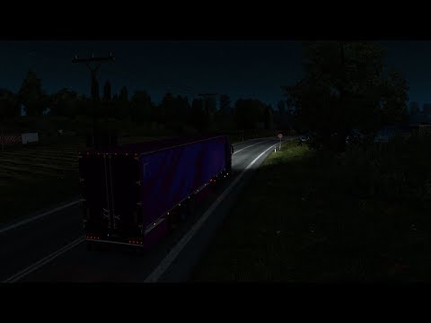 ETS2 Multiplayer TruckersMP 2018 Christmas Convoy - Route 1 & 2