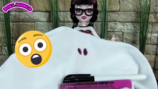 How to Make Doll Ghost Costume DIY | Doll Crafts #dollcrafts #costumes