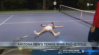 Arizona Men's Tennis wins first Pac-12 Championship in program history