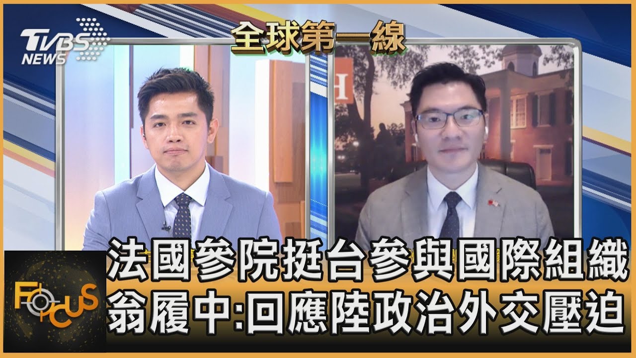 法國參院挺台參與國際組織 翁履中:回應陸政治外交壓迫