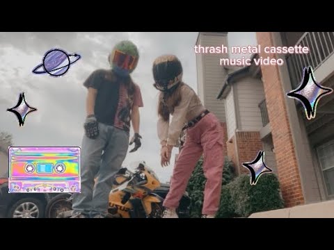 thrash metal cassette (unofficial) music video