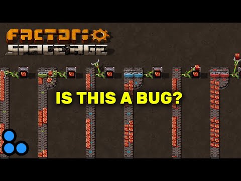 Factorio 2.0 Inserter Bug? Weird Inserter Unloading into Splitters