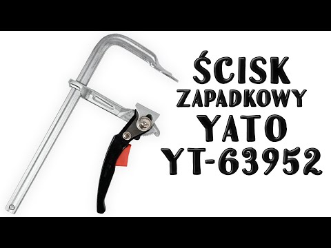 Струбцина быстрозажимная YATO (YT-63952), стальная, тип F, 250x100 мм
