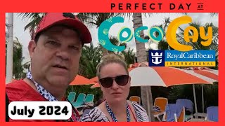 Royal Caribbean Independence Of The Seas Grand Suite.  Day #2. A perfect Day at CocoCay.
