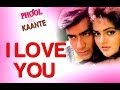 I Love You Video Song Phool Aur Kaante Ajay Devgn Madhoo Alisha Chinai Udit Narayan