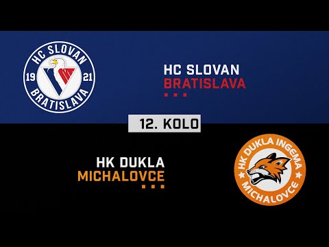 12.kolo HC Slovan Bratislava - Dukla Michalovce HIGHLIGHTS
