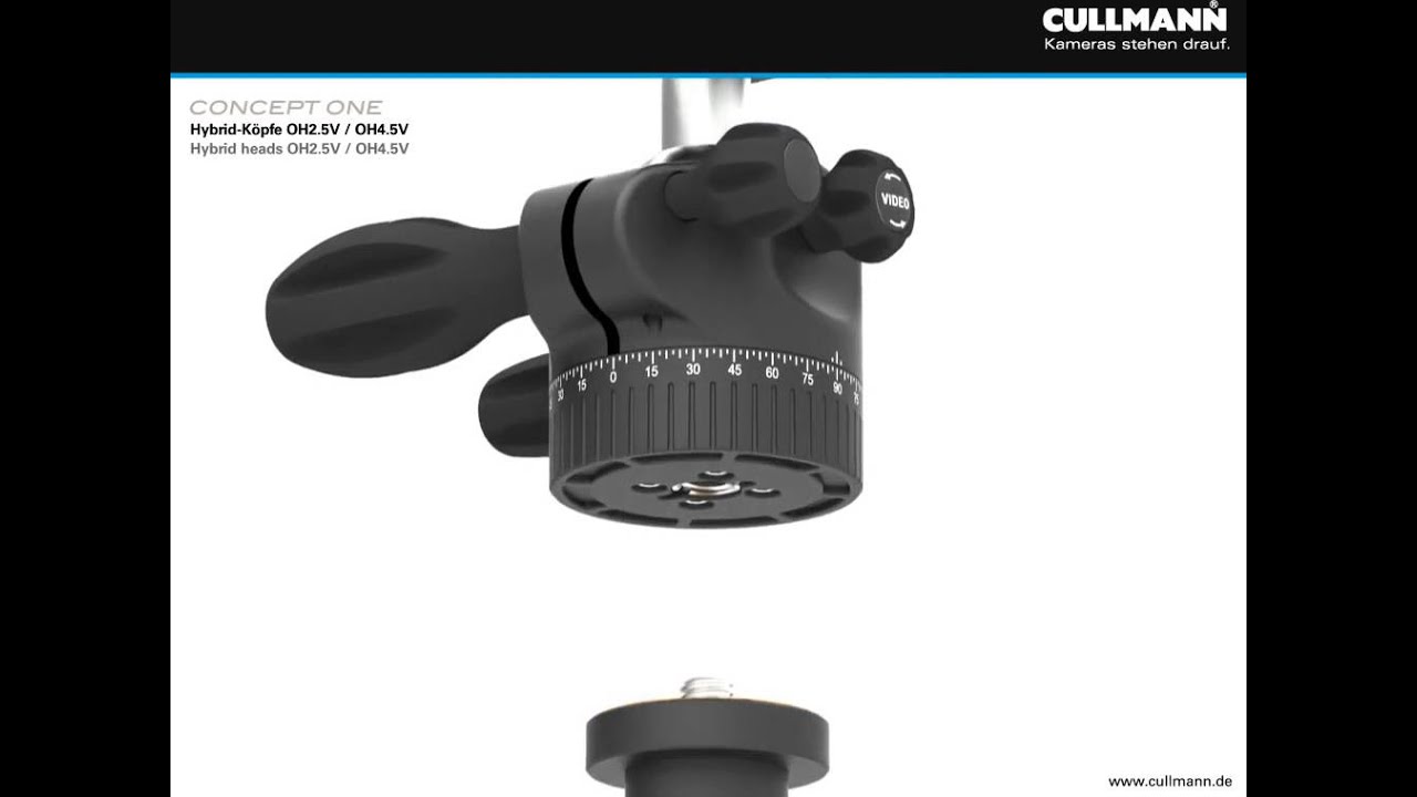 Штатив Cullmann Concept One 625 OT35 (56251) алюминиевый сплав (с головой)