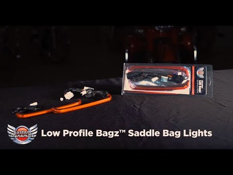 How To Install Low Profile BAGZ Saddlebag LED Lights for Harley Davidson Motorcycles